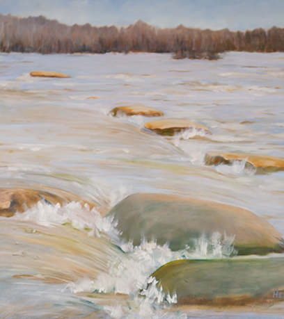 'James River: The Rapids' ni Helen Crighton.