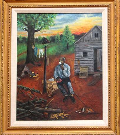 isang lalaki na may tuwid na labaha sa isang Sabado ng gabi.