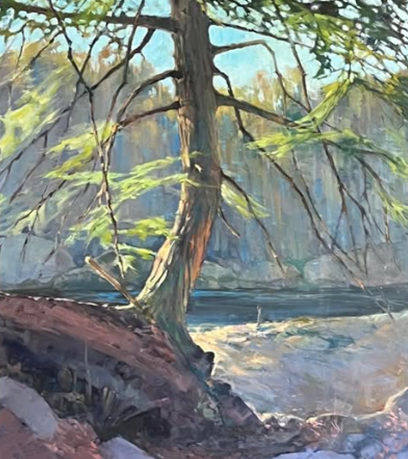 Pagpipinta ng isang puno