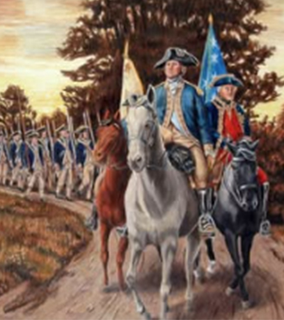 George Washington na nakasakay sa Yorktown
